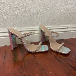 AGAFIYAY ALDO Heels - Iridescent / Holographic